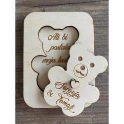 Natur medvedek puzzle za botro